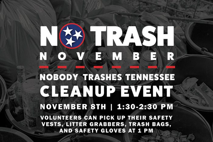 Image of Vanderbilt Athletics and Nobody Trashes Tennessee team up to kickoff No Trash November