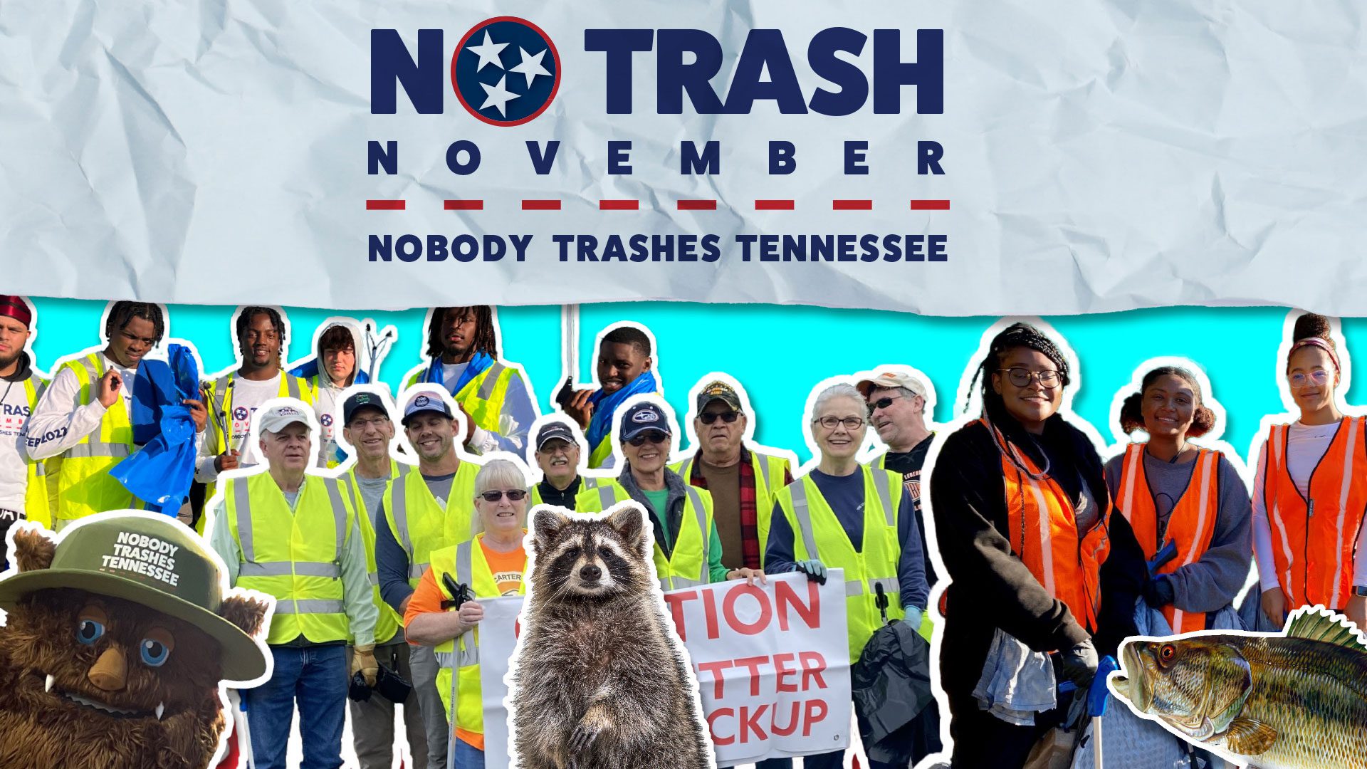 No Trash November group photo