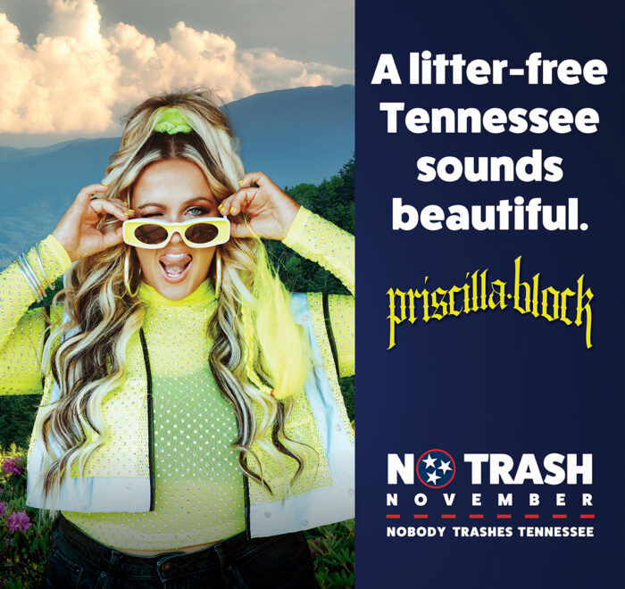 Image of Country artist Priscilla Block helps kickoff TDOT’s 4th Annual No Trash November