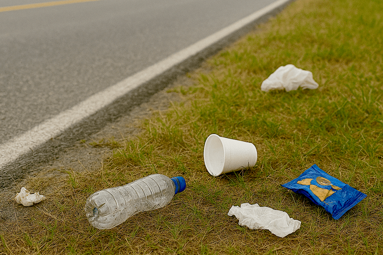 Trash on the road can create major problems. Learn what they are and what you can do.