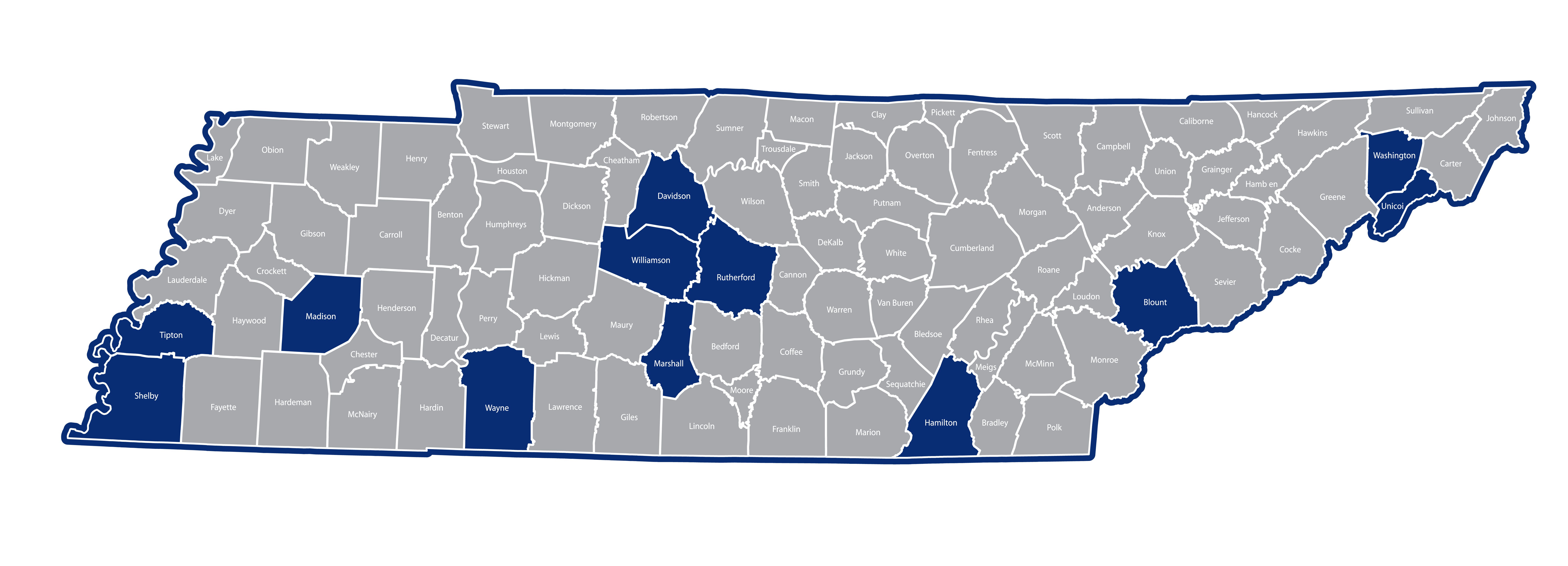 Tennessee Map